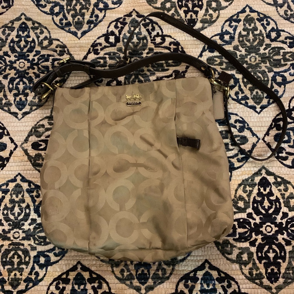 Authentic Coach Convertible Hobo